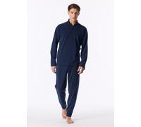 SCHIESSER - Sweatshirt Zipper deep sea blue - Gr. - 54