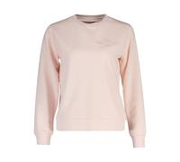 Sweatshirt GANT "REG TONAL SHIELD C-NECK SWEAT", Damen, Gr. S, rosa (refined pink), Sweatware, Obermaterial: 87% Baumwolle, 13% Polyester, regular fit hüftlang, Rundhals, Rippbündchen, Sweatshirts Swe