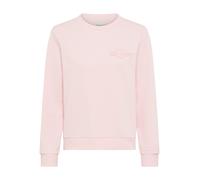 Sweatshirt GANT "REG TONAL SHIELD C-NECK SWEAT", Damen, Gr. XXL, rot (salmon), Sweatware, Obermaterial: 87% Baumwolle, 13% Polyester, regular fit hüftlang, Rundhals, Rippbündchen, Sweatshirts Sweatshi