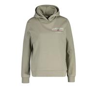 Sweatshirt GANT "SHIELD C-NECK SWEAT", Damen, Gr. L, faded sage, Sweatware, Obermaterial: 87% Baumwolle, 13% Polyester, Rundhals, Rippbündchen, Sweatshirts Sweatshirt, Grafische GANT-Stickerei auf der