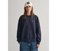 GANT Damen Shield C-Neck Sweatshirt, Evening Blue, M EU
