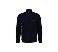 Sweatshirt GANT "Strickjacke SUPERFINE LAMBSWOOL ZIP CARDIGAN 1er Pack", Herren, Gr. XL, blau (marineblau), Sweatshirts Sweatshirt (65177411-XL) marineblau