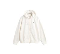 Sweatshirt GANT "Sweatjacke SHIELD ZIP HOODIE", Damen, Gr. XXL, weiß (ecru), Obermaterial: 87% Baumwolle CO. 13% Polyester PES., Sweatshirts Sweatshirt (65599938-XXL) ecru