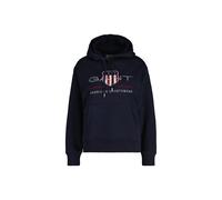 Gant Damen Archive Shield Hoodie Kapuzenpullover, Evening Blue, 42
