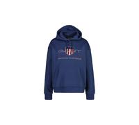 GANT Damen Sweatshirt - REGULAR ARCHIVE SHIELD HOODIE, Kapuzen-Pullover, Logo Dunkelblau S
