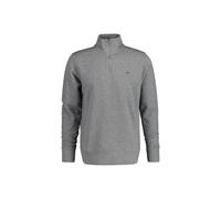 Sweatshirt GANT "Sweatshirt Regular Shield Half Zip Sweat", Herren, Gr. 4XL, grau, Obermaterial: 87% Baumwolle CO. 13% Polyester PES., Sweatshirts Sweatshirt (55037821-4XL) grau