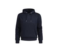GANT Regular Fit Kapuzen Sweatshirt dunkelblau, Einfarbig