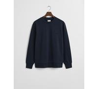 Gant Herren Sweatshirt TONAL SHIELD Regular Fit, marine, Gr. M