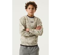 Sweatshirt GARCIA, Jungen, Gr. 152/158, beige (sisal), Sweatware, Obermaterial: 75% Baumwolle, 25% Polyester, bedruckt, regular fit normal, Rundhals, Rippbündchen, Sweatshirts Sweatshirt, mit Print (9