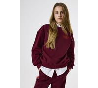 Sweatshirt GARCIA, Mädchen, Gr. 164/170, schwarz cherry, Sweatware, Obermaterial: 100% Baumwolle, bedruckt, regular fit normal, Rundhals, Rippbündchen, Sweatshirts Sweatshirt, mit Schriftzug for GIRLS