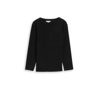 TOM TAILOR Damen 1049541 Sweatshirt, 14482-Deep Black, 50 Grande