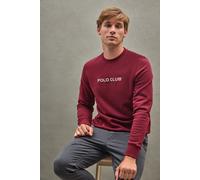 Sweatshirt granatrot im Relaxed Fit Established 2012 Polo Club 2XL