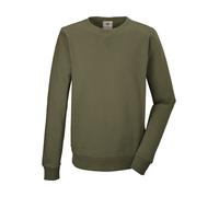Sweatshirt "GS 7 MN SWT SHRT GOTS", Herren, Gr. S, grün (olivgrün), Obermaterial: 100% Baumwolle;Obermaterial 2: 95% Baumwolle, 5% Elasthan, G.I.G.A. DX BY KILLTEC, Sweatshirts Sweatshirt, GOTS-zertif