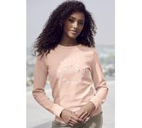 Sweatshirt H.I.S Gr. 48/50, rot (salmon) Damen Sweatshirts (36819135-48) salmon