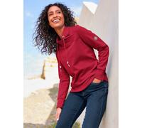 Sweatshirt HEINE, Damen, Gr. 44, rot, 50% Baumwolle, 50% Polyester, unifarben, Rundhals, Sweatshirts Sweatshirt (87884052-44) rot