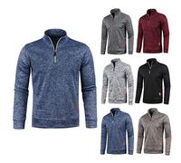 Sweatshirt Herren Ohne Kapuze Arbeitspullover Sweatshirt Half Zip Pullover Half Zip Arbeitspullover MäNner