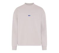 Sweatshirt HUGO BLUE "Nedro", Herren, Gr. M, light, pastel lila535, Sweatware, Obermaterial: 100% Baumwolle, regular fit normal, Rundhals, Bündchen, Sweatshirts Sweatshirt, Rundhalsausschnitt, Regular