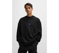 Sweatshirt HUGO BLUE "Nedro", Herren, Gr. XL, schwarz (schwarz001), Sweatware, Obermaterial: 100% Baumwolle, unifarben, regular fit normal, Rundhals, Bündchen, Sweatshirts Sweatshirt, Rundhalsausschni