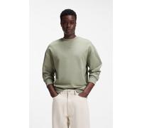 Sweatshirt HUGO "Dapocrew", Herren, Gr. M, light, pastel grün337, Sweatware, Obermaterial: 100% Baumwolle, unifarben, relaxed fit normal, Rundhals, Bündchen, Sweatshirts Sweatshirt, Rundhalsausschnitt