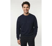 Sweatshirt HUGO "Dinex", Herren, Gr. M, dunkelblau405, Sweatware, Obermaterial: 100% Baumwolle, unifarben, oversize normal, Rundhals, Bündchen, Sweatshirts Sweatshirt, Rundhalsausschnitt, Oversize Fit