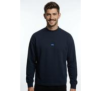 Sweatshirt HUGO "Nedro", Herren, Gr. XL, blau (dunkelblau405), Sweatware, Obermaterial: 100% Baumwolle, regular fit normal, Rundhals, Bündchen, Sweatshirts Sweatshirt, Rundhalsausschnitt, Regular Fit,