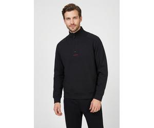 Sweatshirt HUGO UNDERWEAR, Herren, Gr. XXL (56), schwarz (schwarz 001), Sweatware, Obermaterial: 51% Baumwolle, 35% Modal, 9% Polyester, 5% Elasthan, normal normal, Bündchen, Sweatshirts Sweatshirt, T