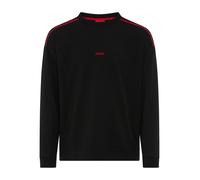 Sweatshirt HUGO UNDERWEAR "NOAH", Herren, Gr. M (50), schwarz (schwarz 001), Sweatware, Obermaterial: 61% Baumwolle, 34% Modal, 5% Elasthan, relaxed fit normal, Rundhals, Rippbündchen, Sweatshirts Swe