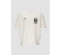 Sweatshirt im Loose Fit mit Front- und Rückenprint XS creme 2152076.05D0.XS