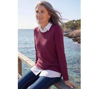 Sweatshirt in 2-in-1-Optik lila 38