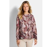 Sweatshirt in Metallic-Optik bunt 40