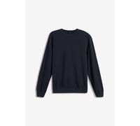 Sweatshirt BONPRIX "Sweatshirt", Herren, Gr. 48/50 (M), schwarz, angeraute Sweatware, Obermaterial: 60% Baumwolle, 40% Polyester, regular fit hüftlang, Rundhals, Rippbündchen, Sweatshirts Sweatshirt, 