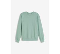 Sweatshirt BONPRIX "Sweatshirt", Herren, Gr. 60/62 (XXL), grün (pastellgrün), Sweatware, Obermaterial: 60% Baumwolle, 40% Polyester, unifarben, regular fit hüftlang, Rundhals, Sweatshirts Sweatshirt,