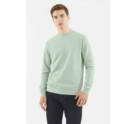Sweatshirt INDICODE "INFence", Herren, Gr. L, sea foam, Sweatware, Obermaterial: 60% Baumwolle, 40% Polyester, unifarben, regular fit normal, Rundhals, Rippbündchen, Sweatshirts Sweatshirt (68266628-L