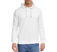 Sweatshirt INDICODE "INFenja", Herren, Gr. M, weiß (sanftes weiß), Sweatware, Obermaterial: 60% Baumwolle, 40% Polyester, unifarben, regular fit normal, Rundhals, Rippbündchen, Sweatshirts (61688105-M
