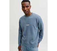 Jack & Jones Sweatshirt JJESOHO Crew Neck Herren Blau Mirage XL