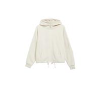 Sweatjacke S.OLIVER, Damen, Gr. 38, beige (light beige melange), Sweatware, Obermaterial: 80% Baumwolle, 20% Polyester, meliert, oversize normal, ohne Ausschnitt, Raglanärmel, Sweatjacken Sweatjacke (