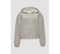 Sweatshirt-Jacke aus Scuba im Relaxed Fit 48 grau 2154365.9400.48