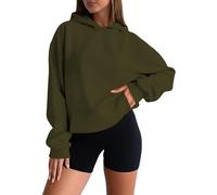 Sweatshirt Jacke Damen Weiße Sweatjacke Mit Kapuze Pulli Oversized Hoodie Oversize Schwarz Zipper Damen-Jacken Hoodies Für Hoody Pullover Weiß Kapuzenpullover Kapuzenshirt Kapuzenjacke Schwarze S