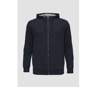 Sweatshirt-Jacke mit Kapuze und Logo XXL blau 2156010.5978.XXL