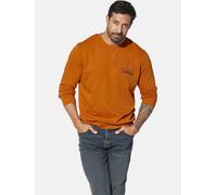 Sweatshirt JAN VANDERSTORM "Sweatshirt FREYVARD", Herren, Gr. 3XL, orange, Obermaterial: 100% Baumwolle CO., Sweatshirts Sweatshirt (30435361-XXXL) orange