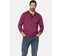 Jan Vanderstorm Comfort Fit Sweatshirt dunkelrot, Einfarbig