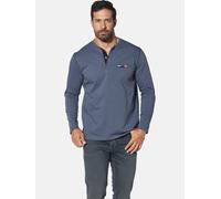 Jan Vanderstorm Comfort Fit Sweatshirt blau, Einfarbig