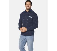 Sweatshirt JAN VANDERSTORM "Sweatshirt KERVIK", Herren, Gr. XL, blau (dunkelblau melange), Obermaterial: 90% Baumwolle CO. 10% Polyester COOLMAX PES(Coolmax)., casual, normal, ohne Ausschnitt, Sweatsh