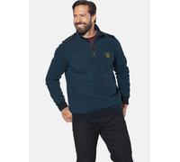 Sweatshirt JAN VANDERSTORM "Sweatshirt KNUTSTAD", Herren, Gr. 4XL, blau (petrol), Obermaterial: 100% Baumwolle CO., Sweatshirts Sweatshirt (52058925-4XL) petrol