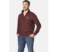 Jan Vanderstorm Comfort Fit Sweatshirt dunkelrot, Einfarbig