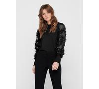 Sweatshirt JDY "JDY L/S SWEAT JRS NOOS", Damen, Gr. XS, schwarz, Sweatware, Obermaterial: 65% Polyester, 35% Baumwolle, unifarben, regular fit normal, Rundhals, Sweatshirts Sweatshirt (54412737-XS) sc