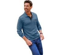 Sweatshirt CATAMARAN, Herren, Gr. 64/66, blau (jeansblau), 65% Baumwolle, 35% Polyester, unifarben, Sweatshirts Sweatshirt (542155-64) jeansblau