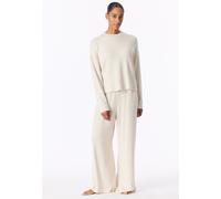 SCHIESSER - Sweatshirt Rundhals beige-mel. - Gr. - 44