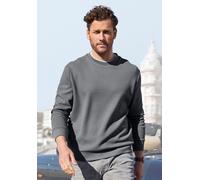 Sweatshirt JOHN DEVIN, Damen, Gr. S (44/46), grau, Obermaterial: 83% Baumwolle, 16% Polyester, 1% Elasthan, unifarben, regular fit, Rundhals, angesetztes Bündchen, Sweatshirts Sweatshirt, Pullover aus