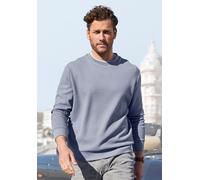 Sweatshirt JOHN DEVIN, Herren, Gr. 3XL (64/66), grau, Obermaterial: 83% Baumwolle, 16% Polyester, 1% Elasthan, regular fit, Rundhals, angesetztes Bündchen, Sweatshirts Sweatshirt, Pullover aus Struktu